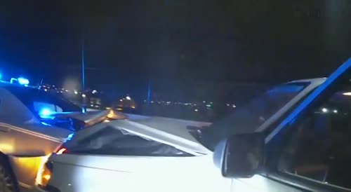 Ohio State Highway Patrol Cruiser Struck During Traffic Stop