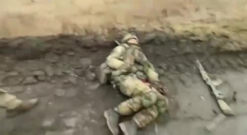 Destroyed and captured Ukrainian soldiers