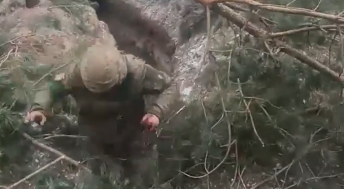 POV Footage of Capturing Positions in Ukraine
