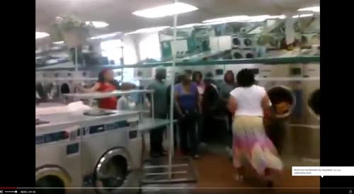 How Can Anyone Get Laundry Done In Peace With This Gaggle Of Ratchets Pounding On Each Other?