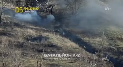 Group of invader troops destroyed by mortars