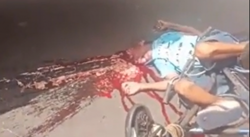 Cyclist Fell Head First Under The Truck