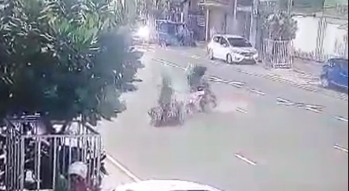Crash Of 2 Motorcycles In Mexico