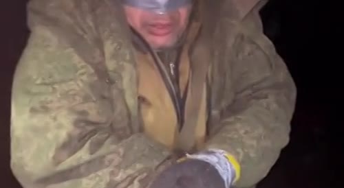 Little chubby invader is forced to sing Katyusha by Ukrainian soldiers