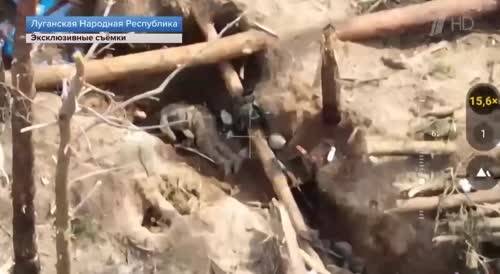 Reporting from the battlefield. Destruction of three Ukrainian militants