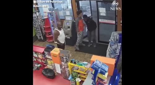 STORE CLERK SUFFERS MEDICAL EMERGENCY, BAD SAMARITANS SPRING INTO ACTION