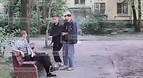 YOUNG MAN PUNISHED A MAN IN RUSSIA(repost)