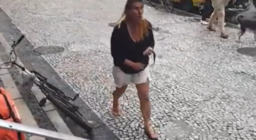 Brazilian Karen Attacks & Bites Delivery Man Over Parking Place