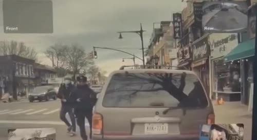 NYPD Traffic Inspector Randomly Punched