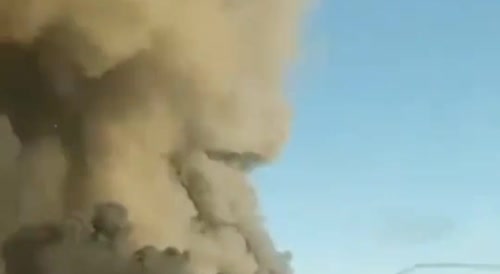 Explosion at dairy farm in Dimmitt, Texas. Possibly cow manure to methane storage.