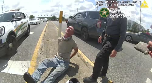 Biker Rams into Florida Deputy Trying to Pull Him Over