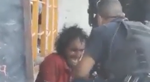 Mexican Police Caught Abusing Homeless Man for No reason