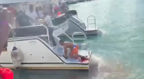Drunk Fool Loses Foot to a Boat Propeller