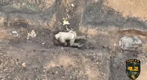 Crawling doesn't save this Russian from a painful death