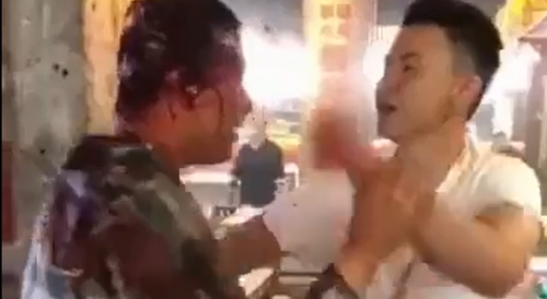 Fight At The Restaurant In China