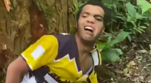Motorcycle Thief Cruelly Clubbed In The Woods