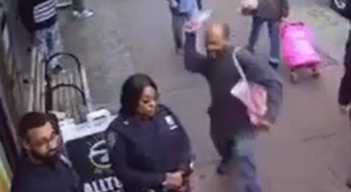 Female NYPD Cop Randomly Attacked With Bottle