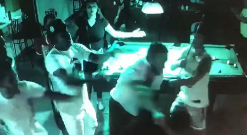 Fight Breaks Out At The Night Club In Dominican Republic
