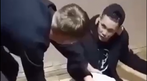 Dude Abusing GF Kicked In The Jaw By Good Samaritan