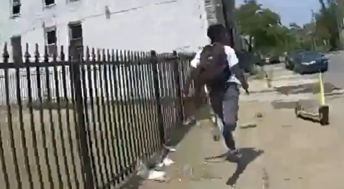 Baltimore officer shoots 17 year old after he refuses to drop his gun.