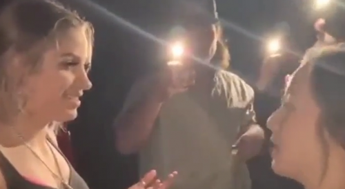 Texas: Chaos erupts after 2 girls throw hands during a bonfire in the backwoods