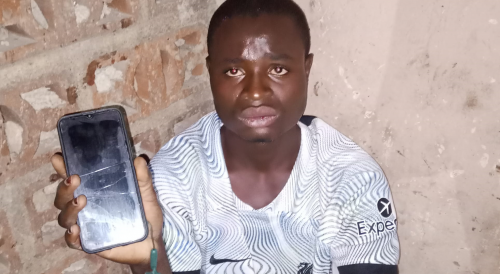 Nigerian Criminal Caught With Someone's Phone