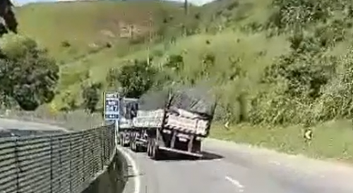 Truck Flips, Killing Driver on the Spot