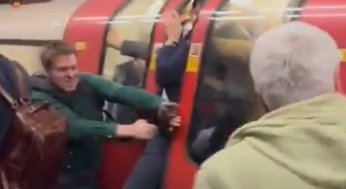 Londoners Desperately Try to Escape from Train Filling With Smoke