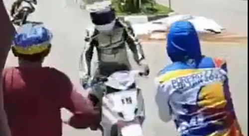Racer Wrecks Spectators In Colombia