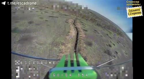 2 invaders get forked by Ukrainian FPV drone