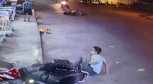 Female Rider Falls Head First, Dies In Thailand