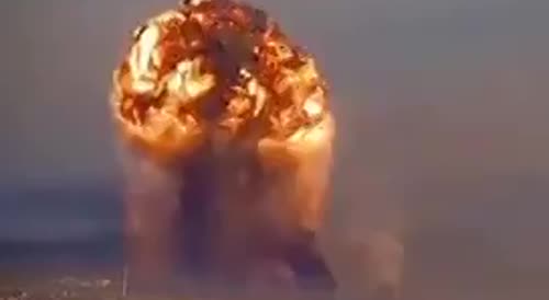 Russia blowing up NATO shipments