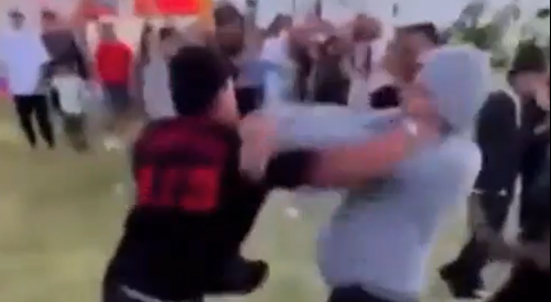 Fights Break Out at The Fair In California