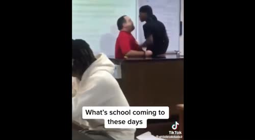 Rhodes Scholar Puts His Hands Around The Throat Of Teacher After He Took His Phone