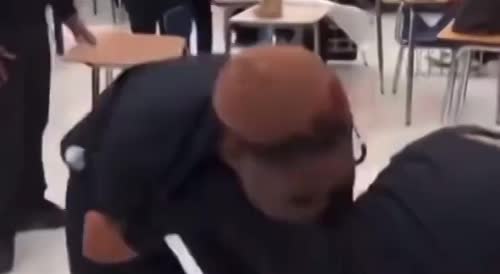 Fight Breaks Out in the Classroom