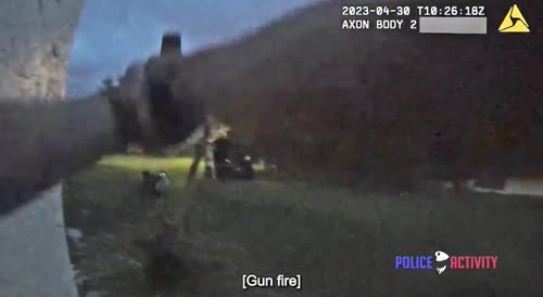 Cop Shoots Suspect Mid-Air