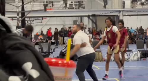 'I'LL F-CK YOU UP': AAU BASKETBALL COACH FIGHTS THE REFEREE, SPORTS FANS TEE OFF