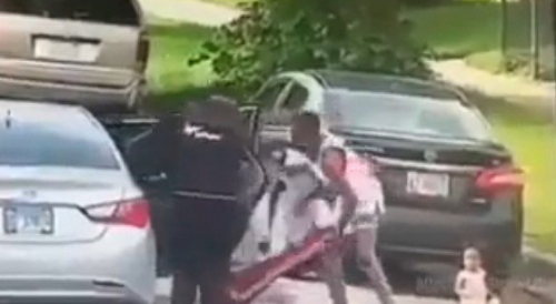 Driveby shooting, throw the body in the backseat