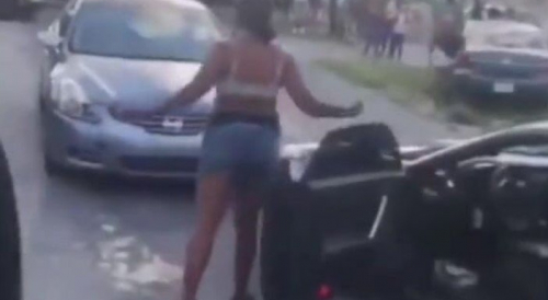 Crackhead CRUNCHED by car