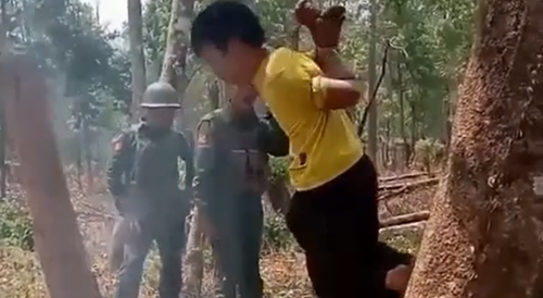 Myanmar Soldiers Torture Random Villagers