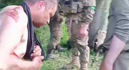 Ukrainian military captured 3 invaders, one with prison tattoos