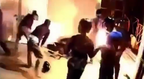 Dude Clubbed and Set on Fire By Thailand Gang