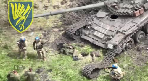 Tank Crew Taken Out and Crew Captured