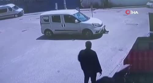 CCTV Footage Reveals Car Crushing Pedestrian Crossing Road