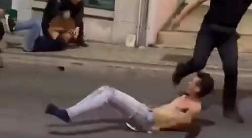 Fight breaks out with bouncers in Portugal
