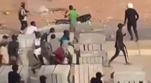Rioting in Senegal