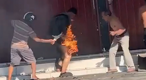 Indonesian Self-Immolation