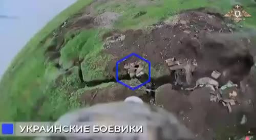 FPV drone flies exactly into the Ukrainian rat hole