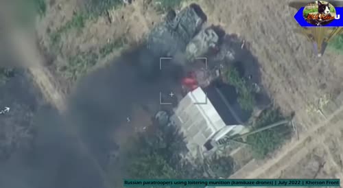Russian paratroopers on Kherson front using kamikaze drones