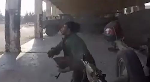 HTS Militant Guns Down Syrian Soldier